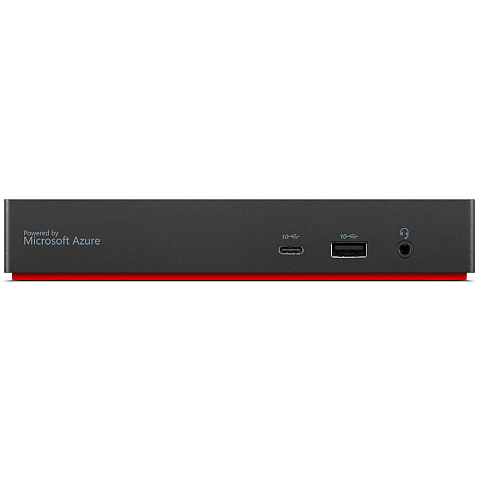 Lenovo 40B20135IT laptop-dockingstation & portreplikator Kabelgebunden USB 3.2 Gen 1 (3.1 Gen 1) Type-A + Type-C Schwarz