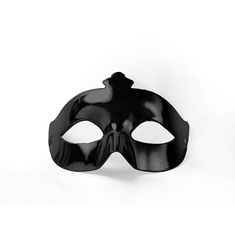PartyDeco Maske Party, schwarz