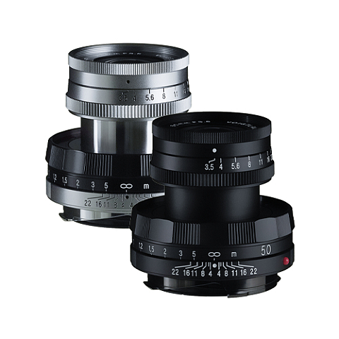 Voigtländer 50 mm F3.5 APO-LANTHAR Type I Schwarz, Silber