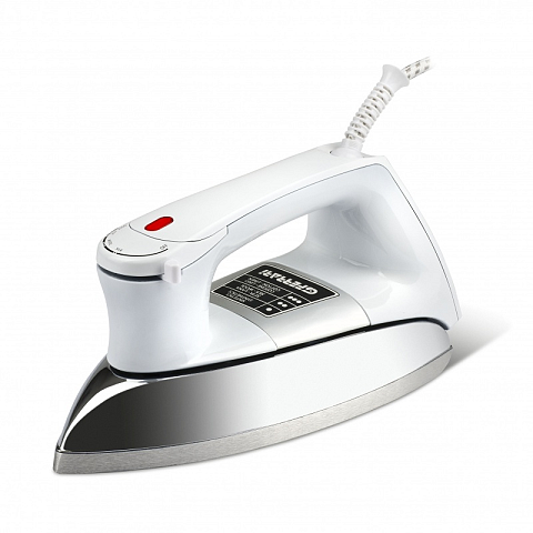 G3 Ferrari Seicento Trocken-Bügeleisen Aluminium-Sockelplatte 900 W Edelstahl, Weiß
