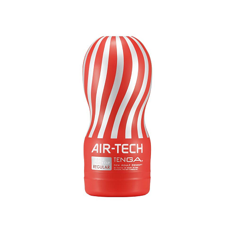 Tenga AIR-TECH REGULAR Männlicher Streichler Rot Thermoplastisches Elastomer (TPE)
