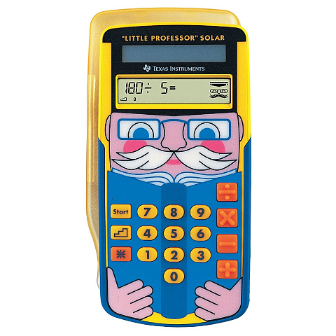 Texas Instruments Little Professor Solar Taschenrechner Tasche Grafikrechner Mehrfarbig