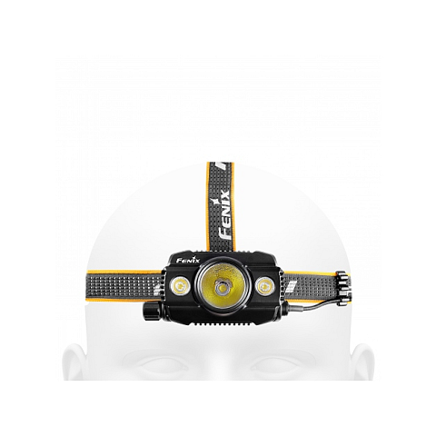 Fenix HP30R V2.0 Taschenlampe Schwarz, Gelb Stirnband-Taschenlampe LED