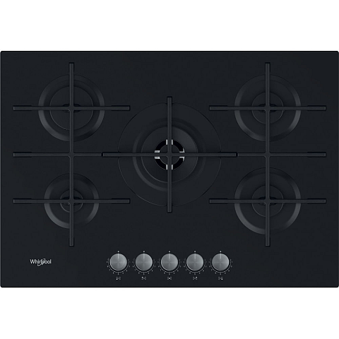 Whirlpool AKWL 728/NB Schwarz Integriert 75 cm Gaskochfeld 5 Zone(n)