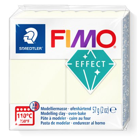 Staedtler FIMO Mod.masse effect nachtleucht Töpferton 57 g Weiß 1 Stück(e)