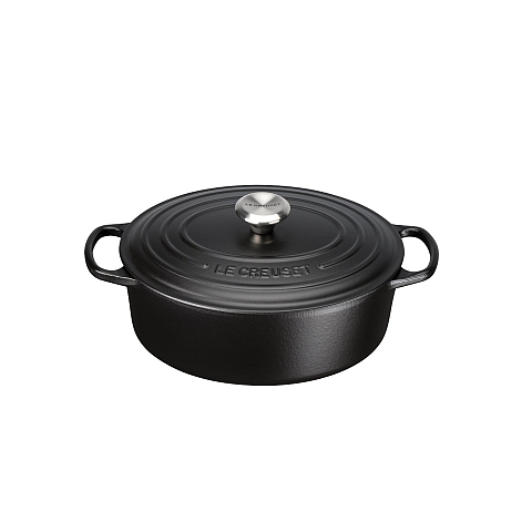 Le Creuset 21178290000430 Kochtopf 4,7 l Oval Schwarz