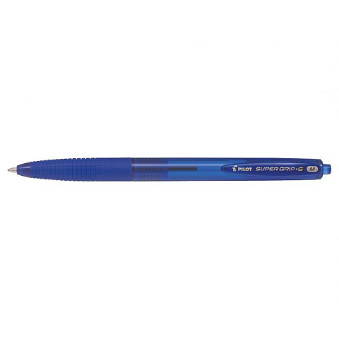 Pilot Super Grip G Blau Clip-on-Einziehkugelschreiber Medium
