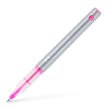 Faber-Castell 348128 Tintenroller Anklippbarer versenkbarer Stift Pink 1 Stück(e)