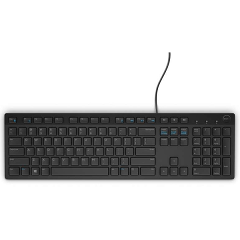 DELL kabelgebundene Tastatur – KB216 - französisch (AZERTY) - schwarz
