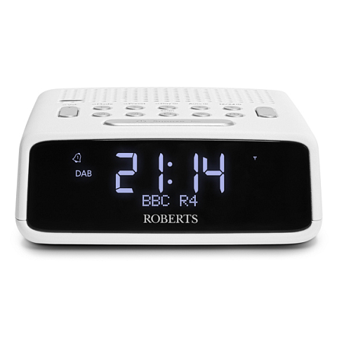 Roberts Radio Ortus DAB Uhr Analog & Digital Weiß