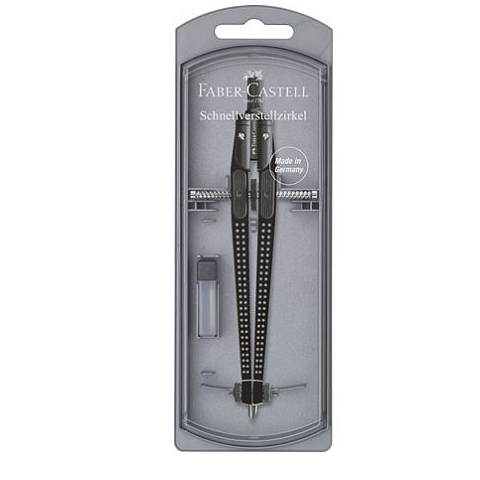 Faber-Castell Schnellverstellzirkel GRIP schwarz
