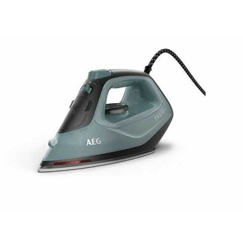 AEG SI5-2-6OG Trocken- & Dampfbügeleisen Keramik-Bügelsohle 2400 W Grün, Grau