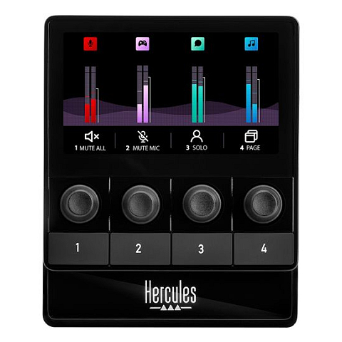 Hercules Stream 100 Schwarz 4 Tasten