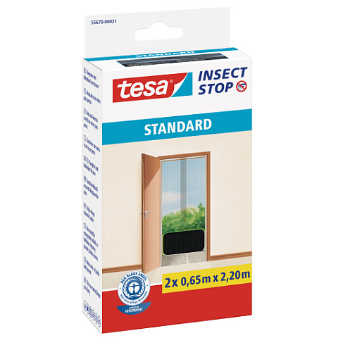 TESA 55679-00021 Moskitonetz Tür Anthrazit