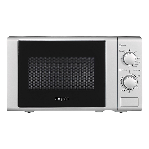 Exquisit MW 900-030G Silber Grill-Mikrowelle Arbeitsplatte 20 l 700 W