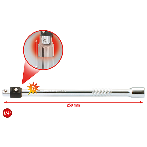 KS Tools 919.1406-E Schraubenschlüsseladapter/-erweiterung 1 Stück(e) Verlängerungsstange