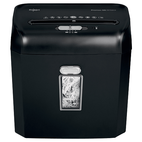 Rexel ProMax RPS812 Aktenvernichter Streifenzerkleinerung 58 dB 22 cm Schwarz