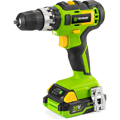 Fieldmann FDUV 70115-A Bohrmaschine 1300 RPM Ohne Schlüssel Schwarz, Grün