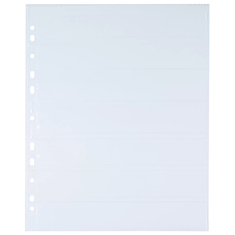 HERMA Negativhüllen, transparent, für 7 x 5 Streifen, 100 St.