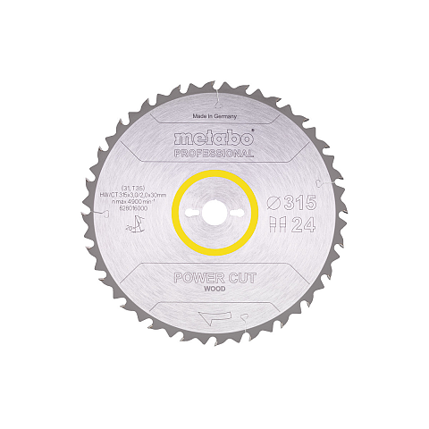 Metabo 628016000 Kreissägeblatt 31,5 cm 1 Stück(e)