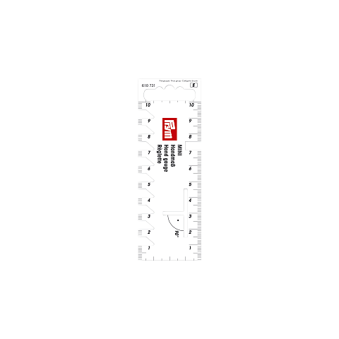 Prym 610731 Lineal Maßstabslineal 100 mm Kunststoff Weiß 1 Stück(e)