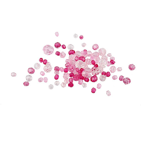 Creativ Company 618841 Perle Perlenmischung Acryl Pink 170 Stück(e)