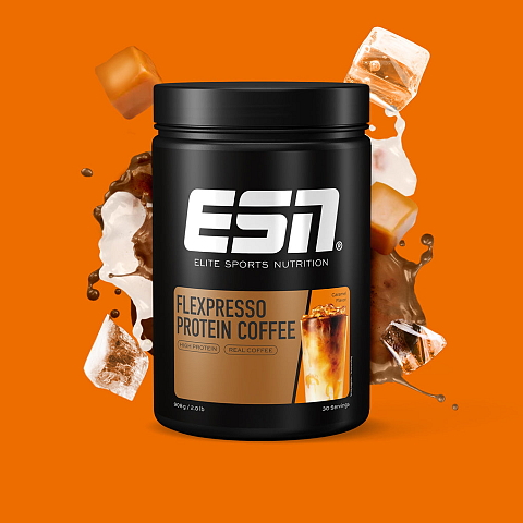 ESN Flexpresso Protein Coffee Caramel Puder