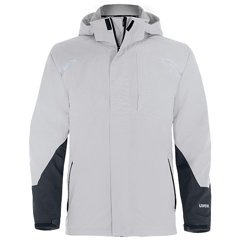 Uvex 8874110 Arbeitskleidung Jacke Schwarz, Weiß