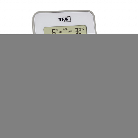 TFA-Dostmann 30.5057.02 Hygrometer/Psychrometer Drinnen Elektronisches Hygrometer Silber, Weiß