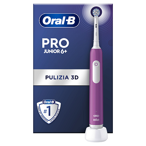 Oral-B Junior 8006540742891 Elektrische Zahnbürste Kind Rotierende Zahnbürste Violett