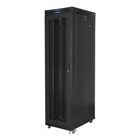 Lanberg FF01-8047-23BL Rack 47U Freistehendes Gestell Schwarz