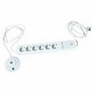 REV 00251201 Verlängerungskabel 1,5 m 6 AC-Ausgänge Drinnen Weiß