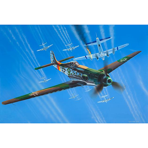 Revell Focke Wulf Ta 152 H Starrflügelflugzeug-Modell Montagesatz 1:72