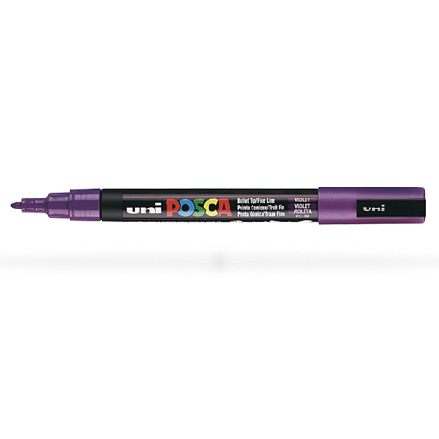 POSCA PC3M VT Marker 1 Stück(e) Feine Spitze Violett