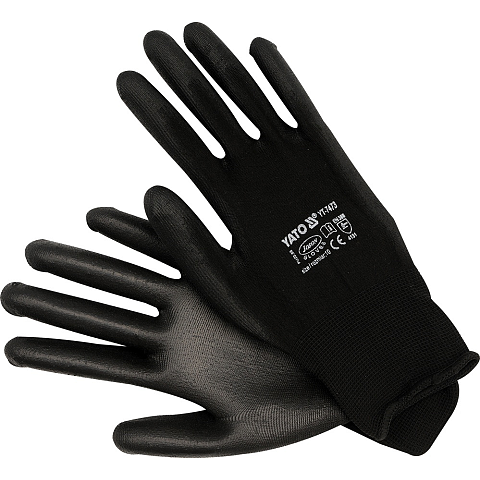 Yato YT-7473 Handschutz Haushaltshandschuhe Schwarz Nylon 1 Stück(e)