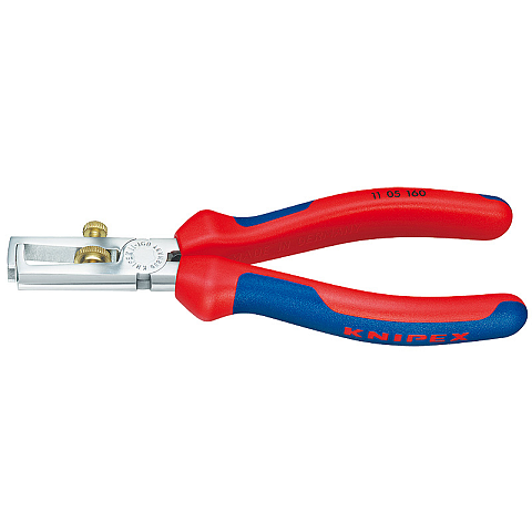 Knipex 11 05 160 Abisolierzange Blau, Rot