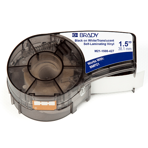Brady M21-1500-427 Druckeretikett Schwarz, Weiß Selbstklebendes Druckeretikett