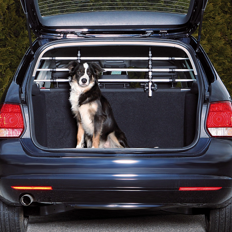 TRIXIE 13171 Autobarriere für Hunde Schlauchförmige Autoabdeckung Hund