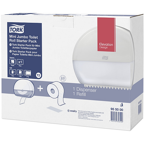 Tork 955000 Toilettenpapierspender Weiß Rollen-Toilettenpapierspender