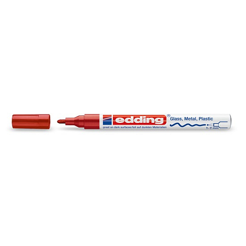 Edding 751 Rot 10 Stück(e)