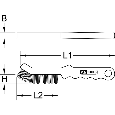 KS Tools 201.2335 Rund- & Rotorbürste 1 Stück(e)