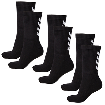 hummel 022140-2001-12 Socke Unisex Klassische Socken Schwarz 3 Paar(e)