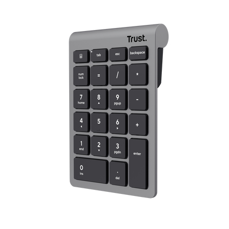 Trust Xalas Numerische Tastatur Laptop / PC RF Wireless Silber