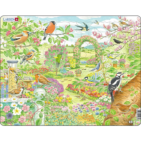 Larsen Maxi LA-FH37 Formpuzzle 60 Stück(e) Flora & Fauna