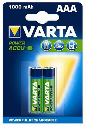 Varta Power Accu AAA 1000 mAh Wiederaufladbarer Akku Nickel-Metallhydrid (NiMH)