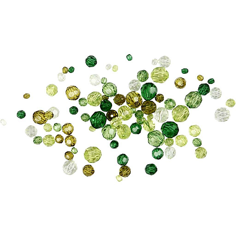 Creativ Company 618811 Perle Perlenmischung Acryl Grün 170 Stück(e)