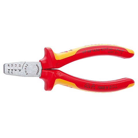 Knipex 97 68 145 A Kabel-Crimper Kombinationswerkzeug Silber