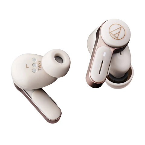 Audio-Technica ATH-TWX7 Kopfhörer True Wireless Stereo (TWS) im Ohr Anrufe/Musik Bluetooth Weiß