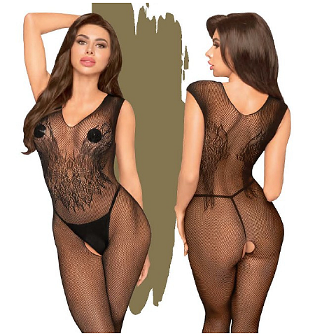 Penthouse Wild Catch Bodysuit Schwarz