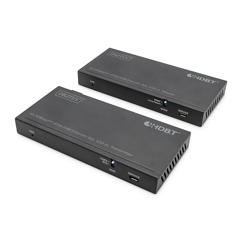 Digitus 4K HDBaseT™ 2.0 HDMI KVM Extender Set, 150 m
